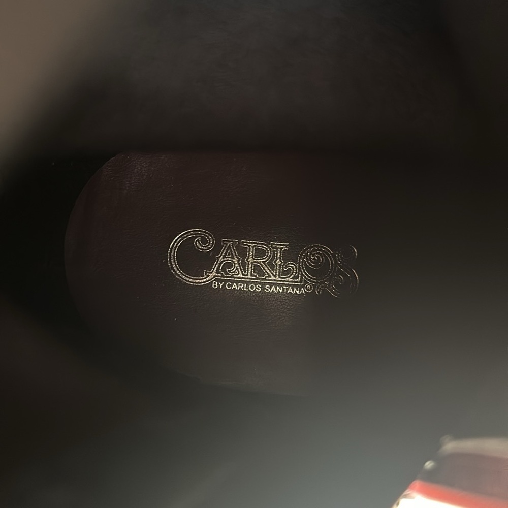 Maroon Over the Knee Carlos Santana Boots - Picture 7 of 7